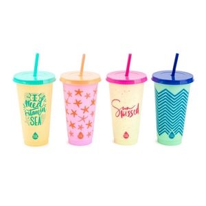 Color changing tumblers